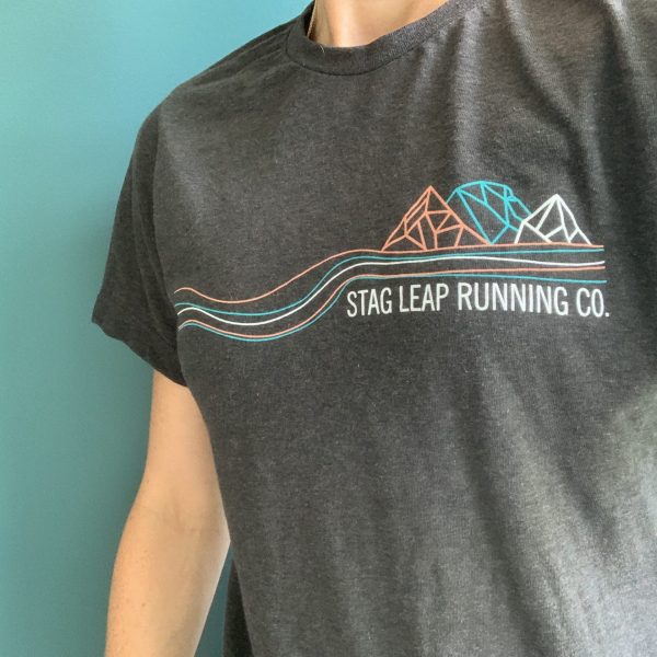 Stag Leap Charity Shirt – Dark Grey Unisex Tee