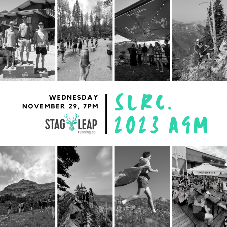 Stag Leap Running Co. 2023 AGM – Nov 29, 7pm