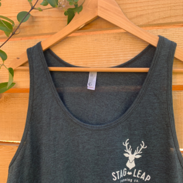 Stag Leap – Dark Green Unisex Tank